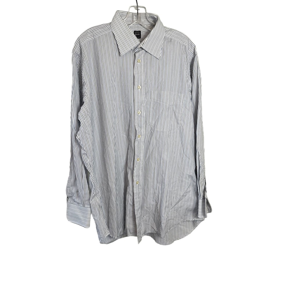 IKE Behar New York 100% Cotton Dress Shirt‎ 16.5 / 34 Pre-owned
